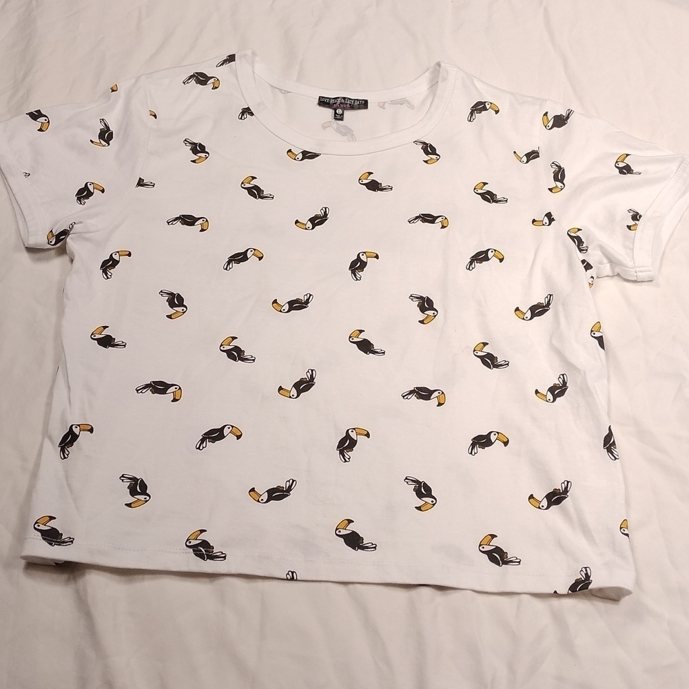 Love Peace & Lazy Days women's large sized top